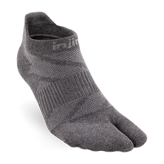Injinji Split-Toe No-Show Cotton - ash
