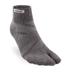Injinji Split-Toe Mini-Crew Cotton - ash