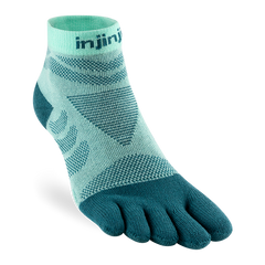 Injinji Women's Ultra Run Mini-Crew - glacier
