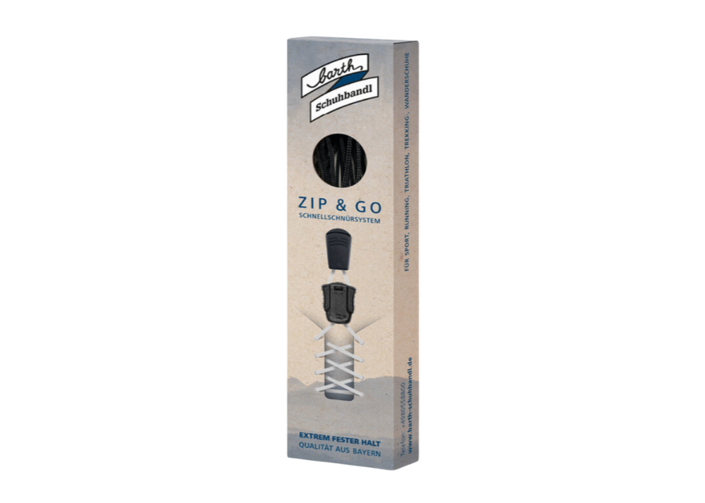 Barth ZIP & GO Schnürsystem - schwarz