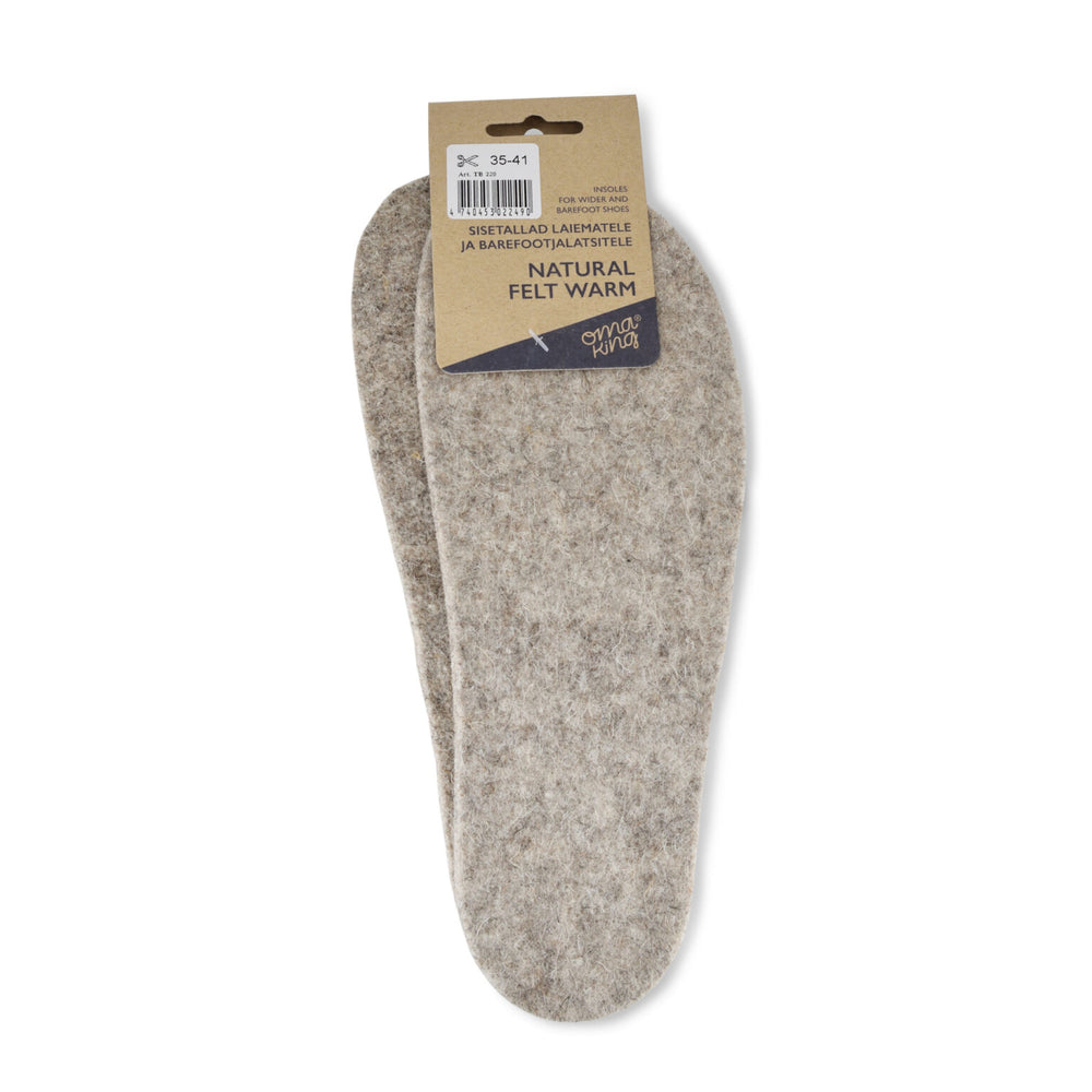 OmaKing Universal Einlegesohle - Natural Felt