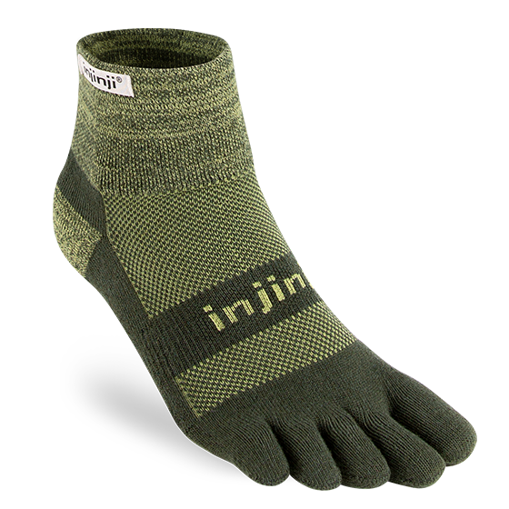 Injinji Trail Mini-Crew - herb - L (EU 44,5-47)