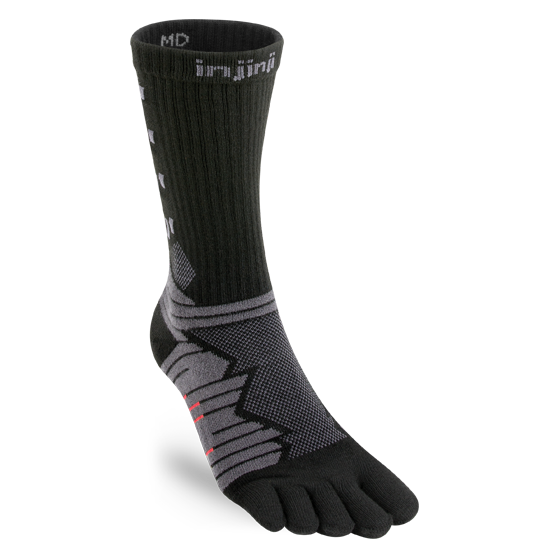 Injinji Ultra Run Crew - obsidian